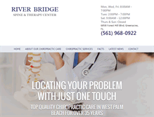 Tablet Screenshot of chiropracticwpb.com